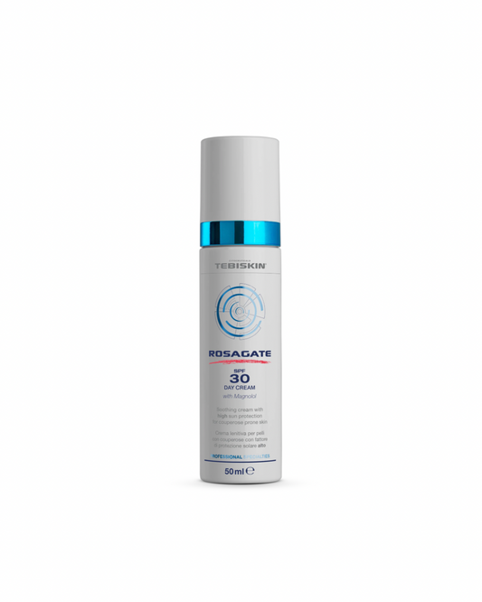 SPF priemonė - 2in1. Priemonė efektyviai veikia, paraudimą ir matomas smulkias kraujagysles. Sumažina nemalonius odos pojūčius, kaip niežėjimas, intensyvios šilumos pojūčius, suteikdamas odai komfortą.