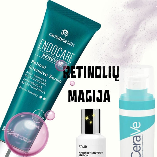 Retinolių formos, ir panaudojimas