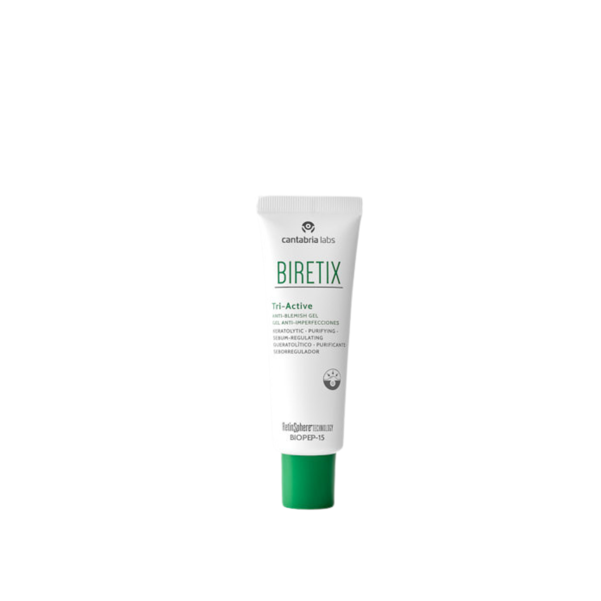 Biretix triactive gel, aktyvi prieziuros priemones, sprendzianti spuogus ir akne