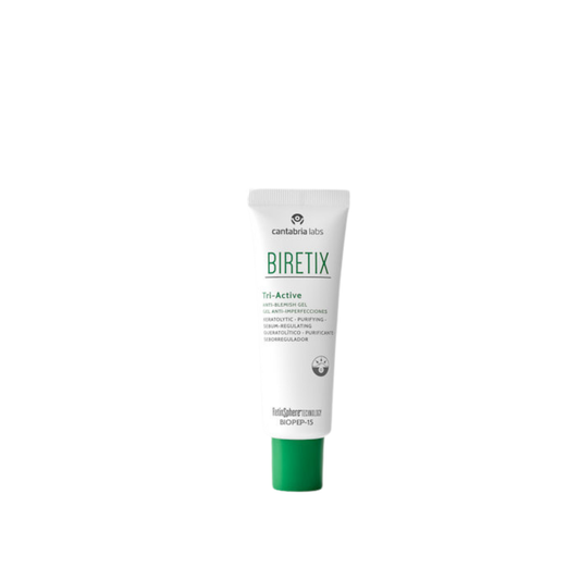 Biretix triactive gel, aktyvi prieziuros priemones, sprendzianti spuogus ir akne