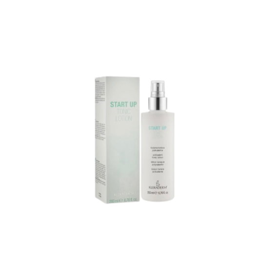 KLERADERM START UP TONIC LOTION raminantis ir odos barjerą atstatantis purškiamas tonikas,  200 ml