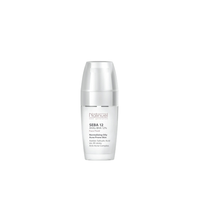 NATINUEL SEBA FLUID AHAs - BHA 12% riebios, probleminės odos priežiūrai 50ml