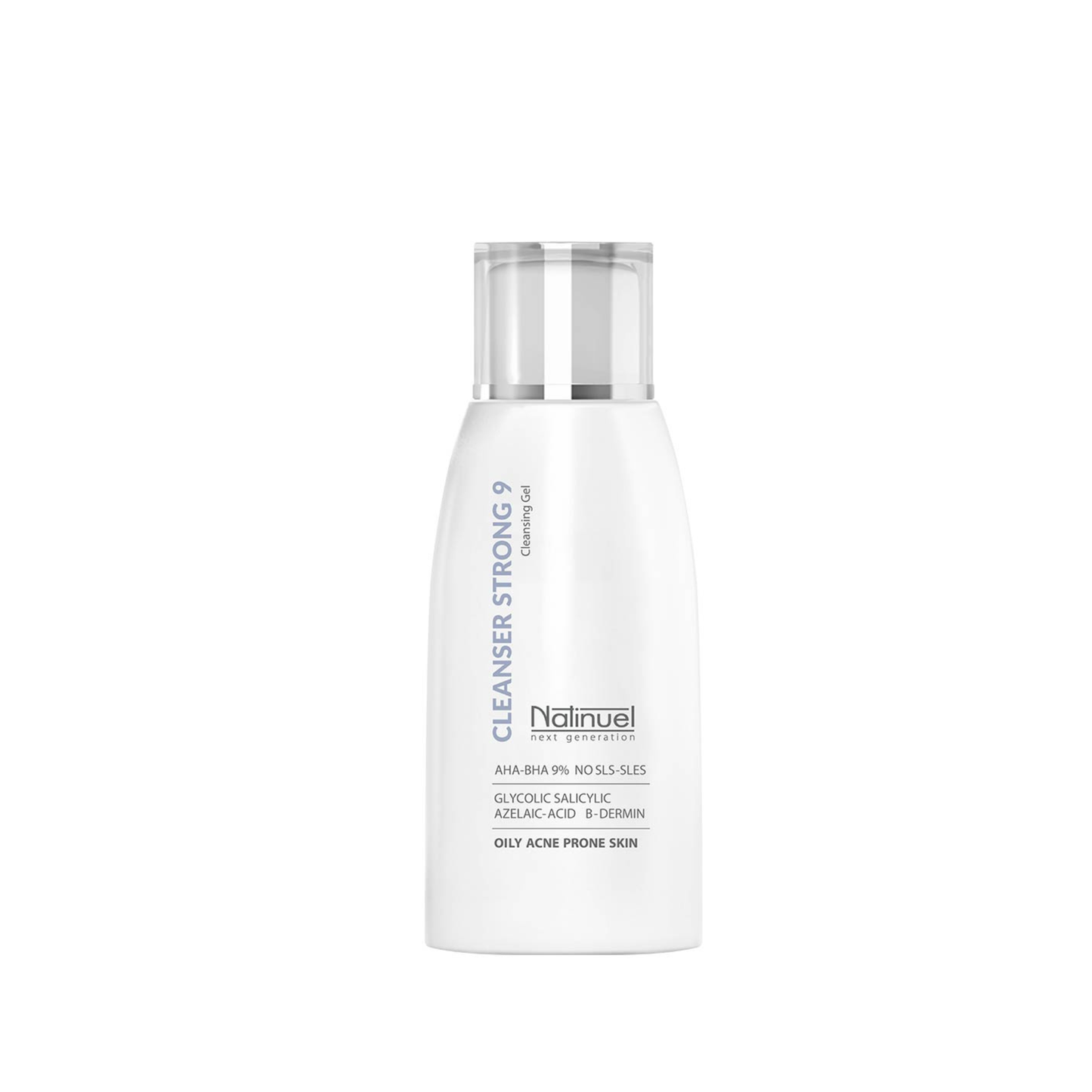 NATINUEL CLEANSER 9% AHA-BHA rūgščių prausiklis 150ml