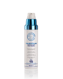 TEBISKIN® Reticap veido kremas SPF 15 - dieninis kremas nuo raukšlių su grynu mikrokapsuliuotu retinoliu.