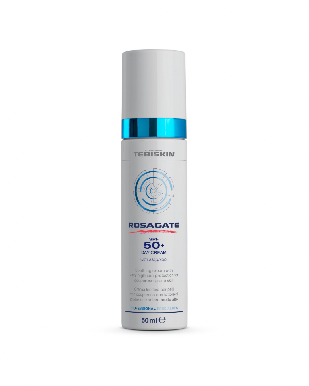 SPF priemonė - 2in1. Priemonė efektyviai veikia, paraudimą ir matomas smulkias kraujagysles. Sumažina nemalonius odos pojūčius, kaip niežėjimas, intensyvios šilumos pojūčius, suteikdamas odai komfortą.