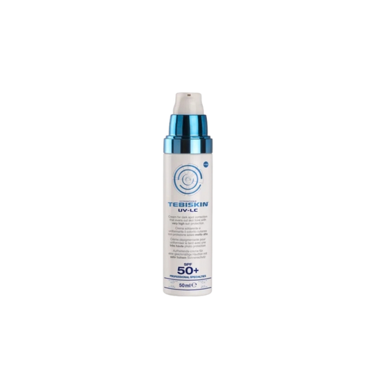 Tebiskin UV-LC veido kremas pigmentacijai su SPF apsauga