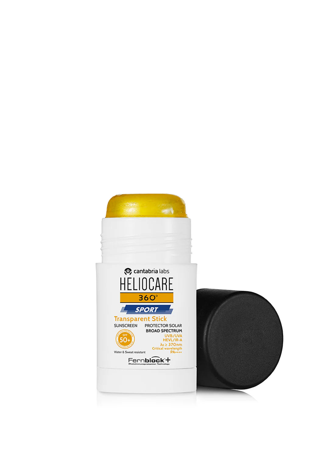 Heliocare 360 Sport skaidrus pieštukinis SPF, atsparus prakaitui ir vandeniui – heyskin.lt