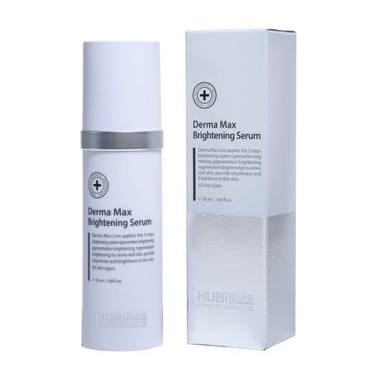 Hubislab Derma Max Brightening Serum – šviesinantis serumas su vitaminu C pigmentacijai, heyskin.lt