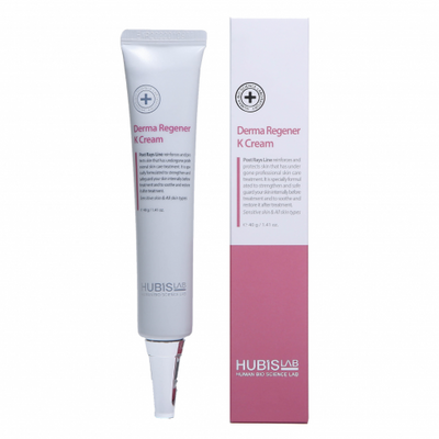 Hubislab veido kremas Derma Regener K 40 ml su niacinamidu – raminantis ir regeneruojantis, heyskin.lt